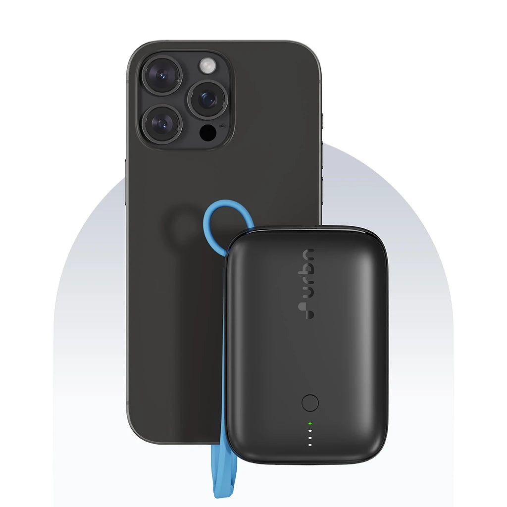 10000 mAh Nano Link Power Bank with in-Built USB-C Cable