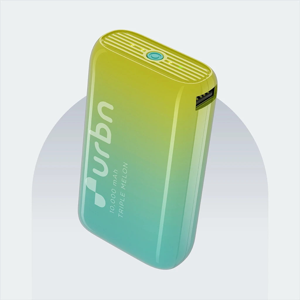 10,000 mAh Nano Triple Melon Power Bank 10,000 mAh Nano Triple Melon Power Bank