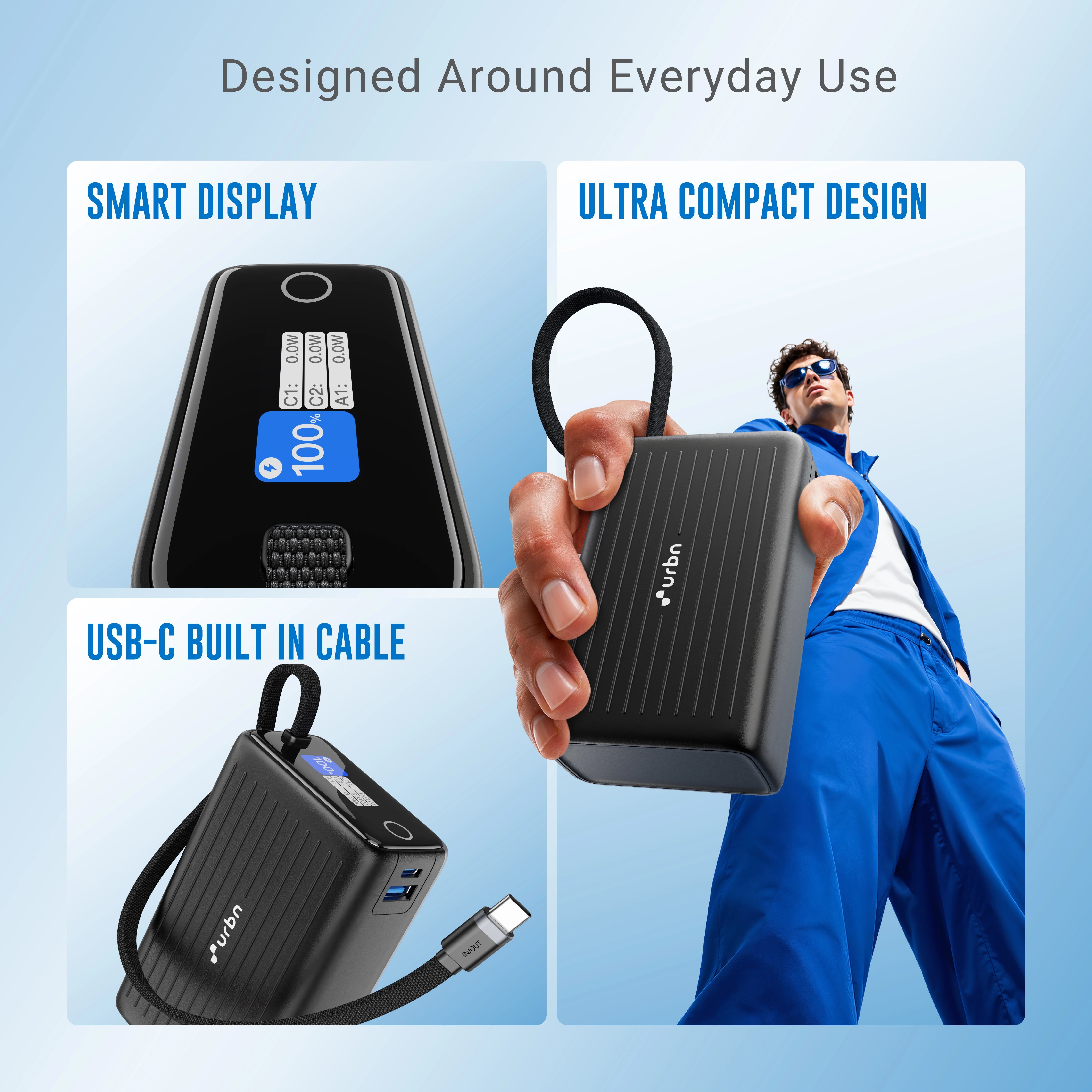 25000mAh Mega Stack 100W Power Bank