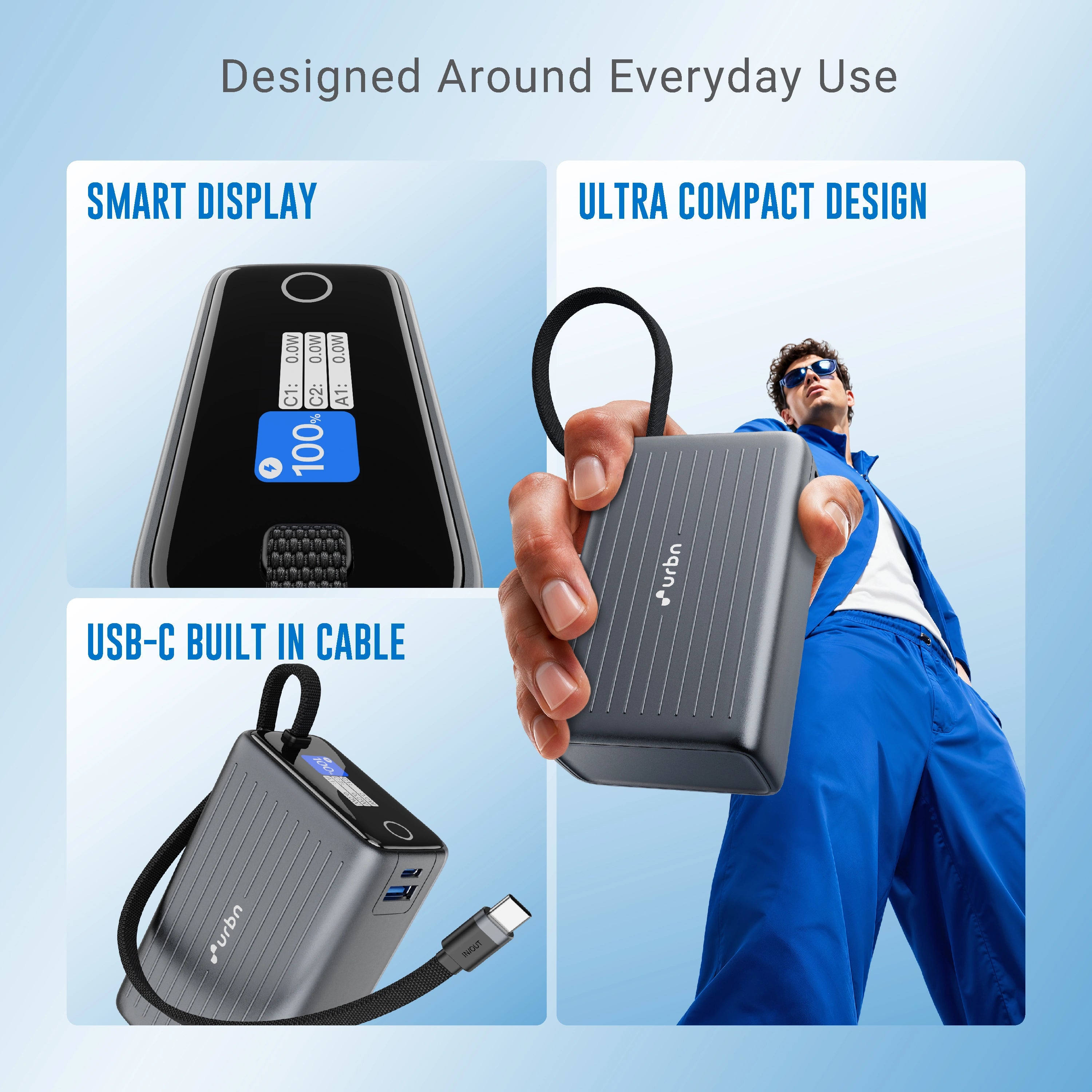 25000mAh Mega Stack 100W Power Bank