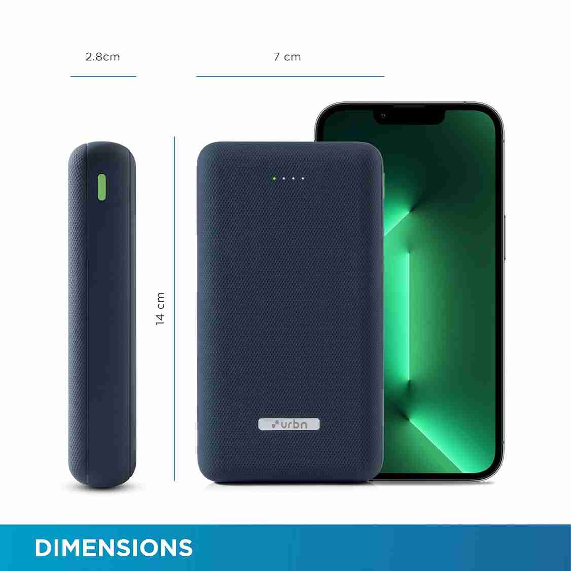 20000 mAh Ultra Compact 45W QC+PD Power Bank