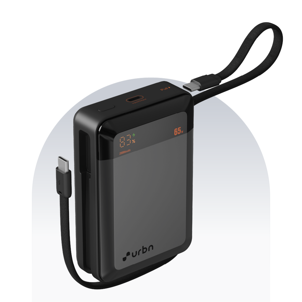 20,000 mAh Ultra Volt 65W Power Bank