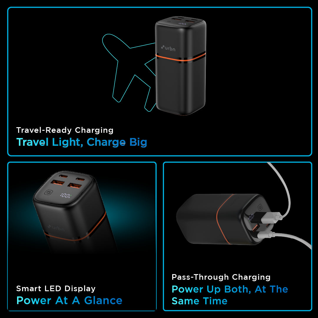 20000 mAh Nano Stack Pro 70W Power Bank