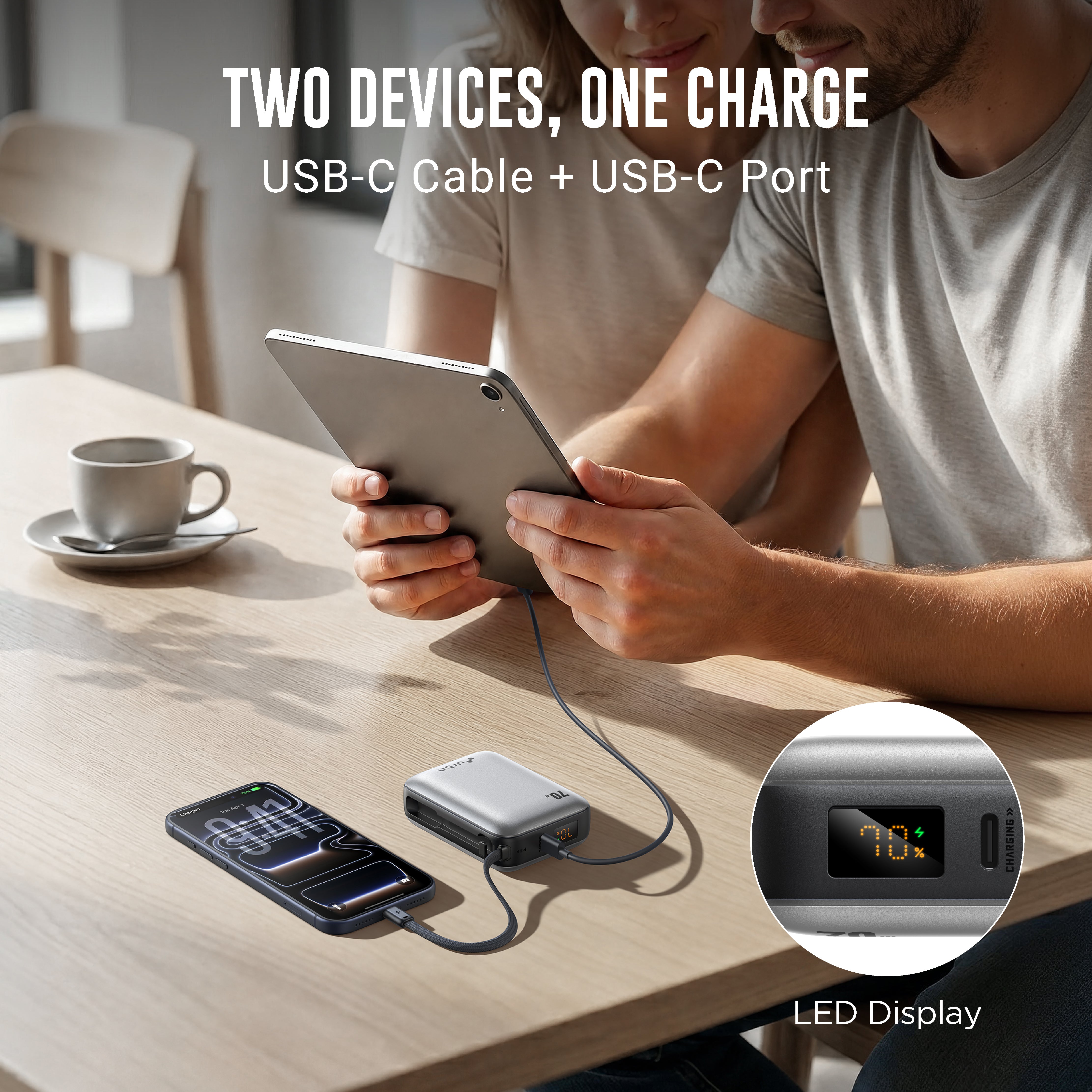 20,000 mAh Nano Zap 70W Power Bank