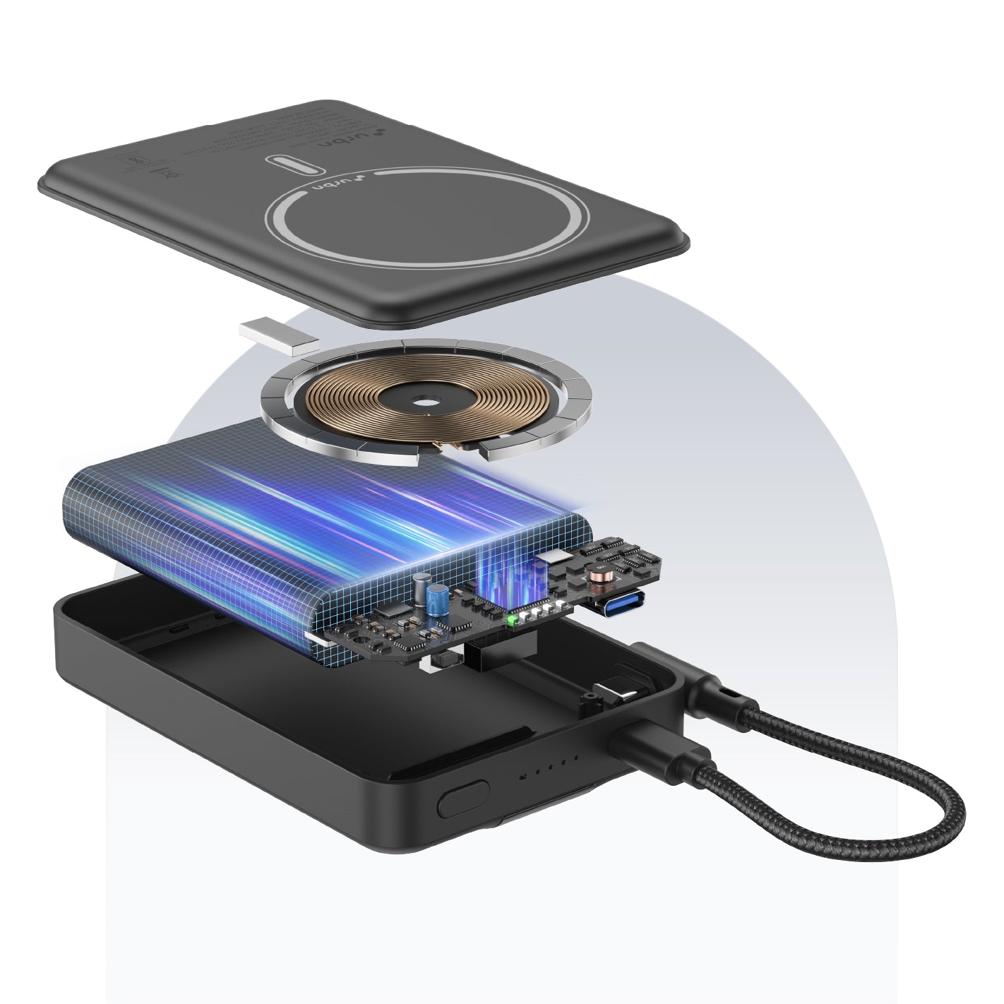 10,000 mAh Aero MagTag Power Bank