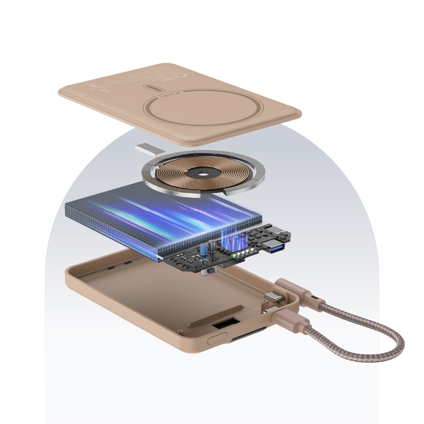 5,000 mAh Aero MagTag Power Bank