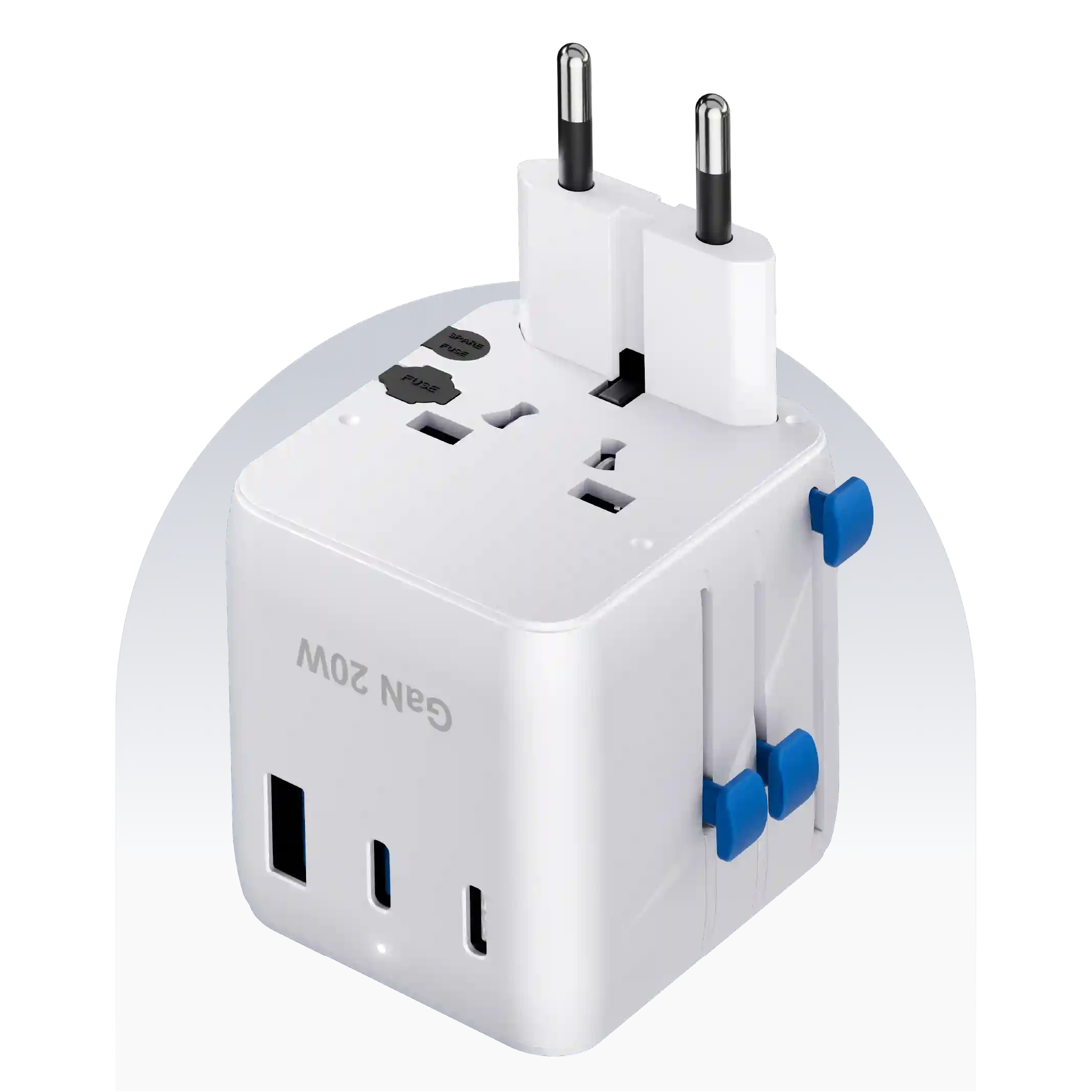 20W UniPort Universal Travel Adapter