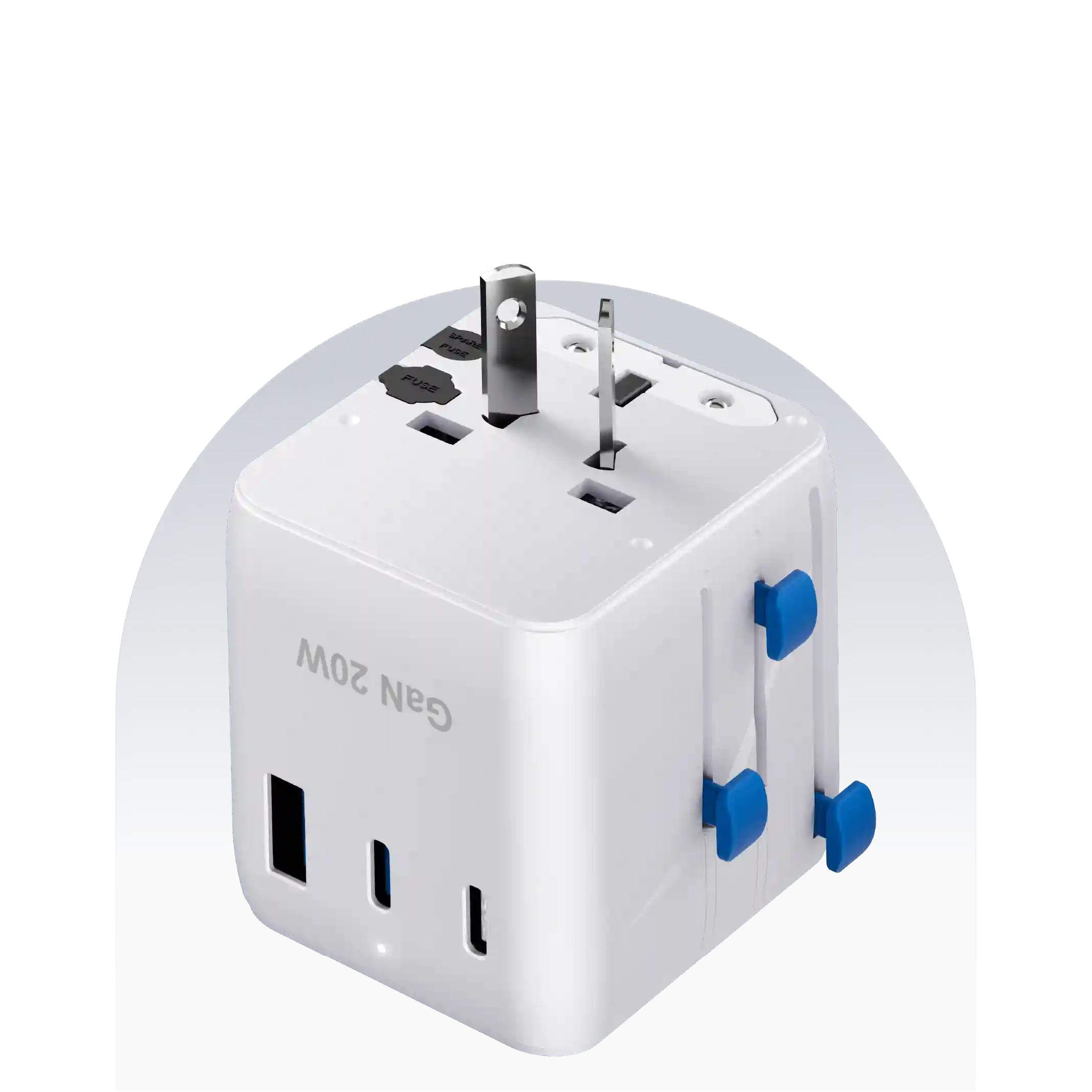 20W UniPort Universal Travel Adapter