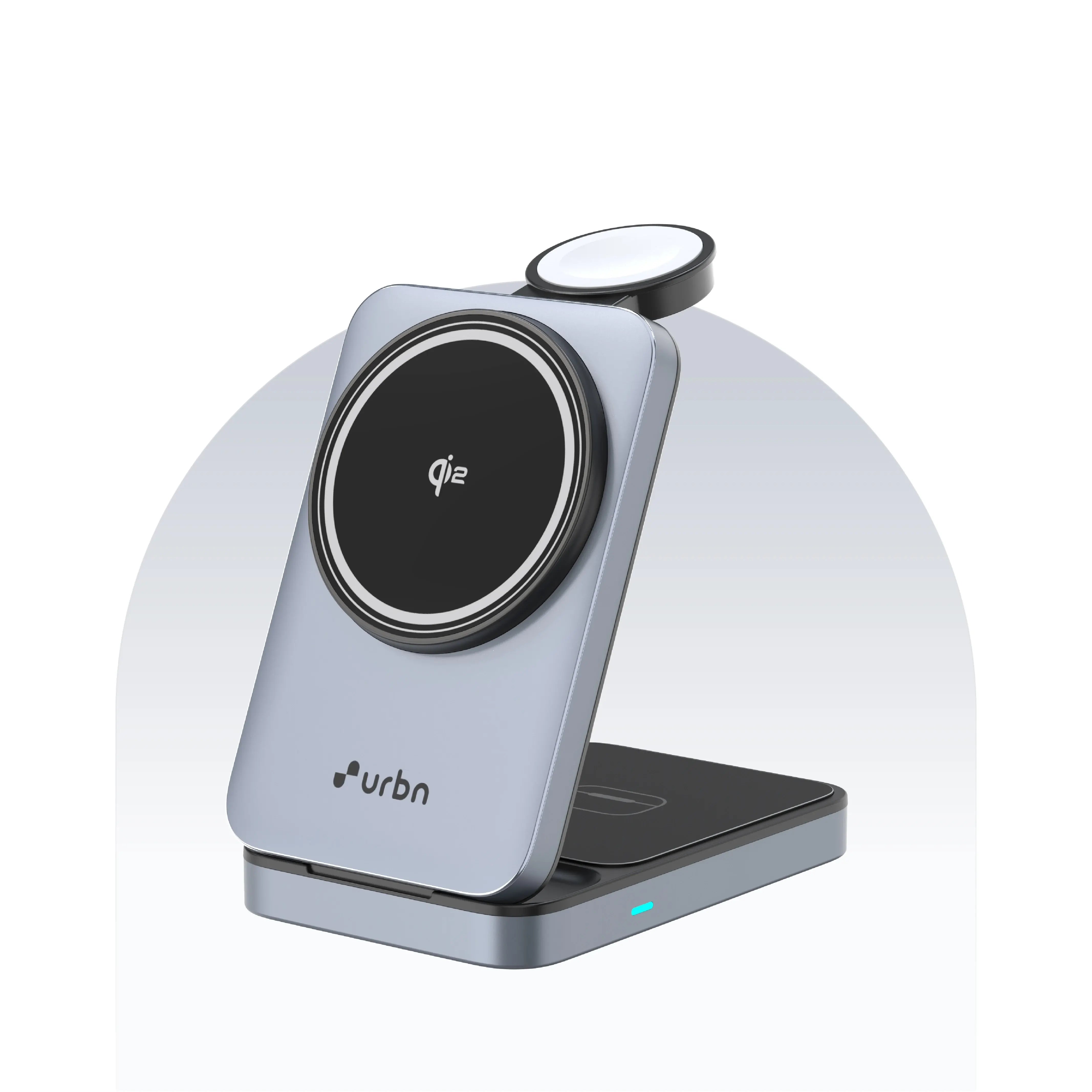 3-IN-1 Qi2 Foldable MagTag Stand Charger