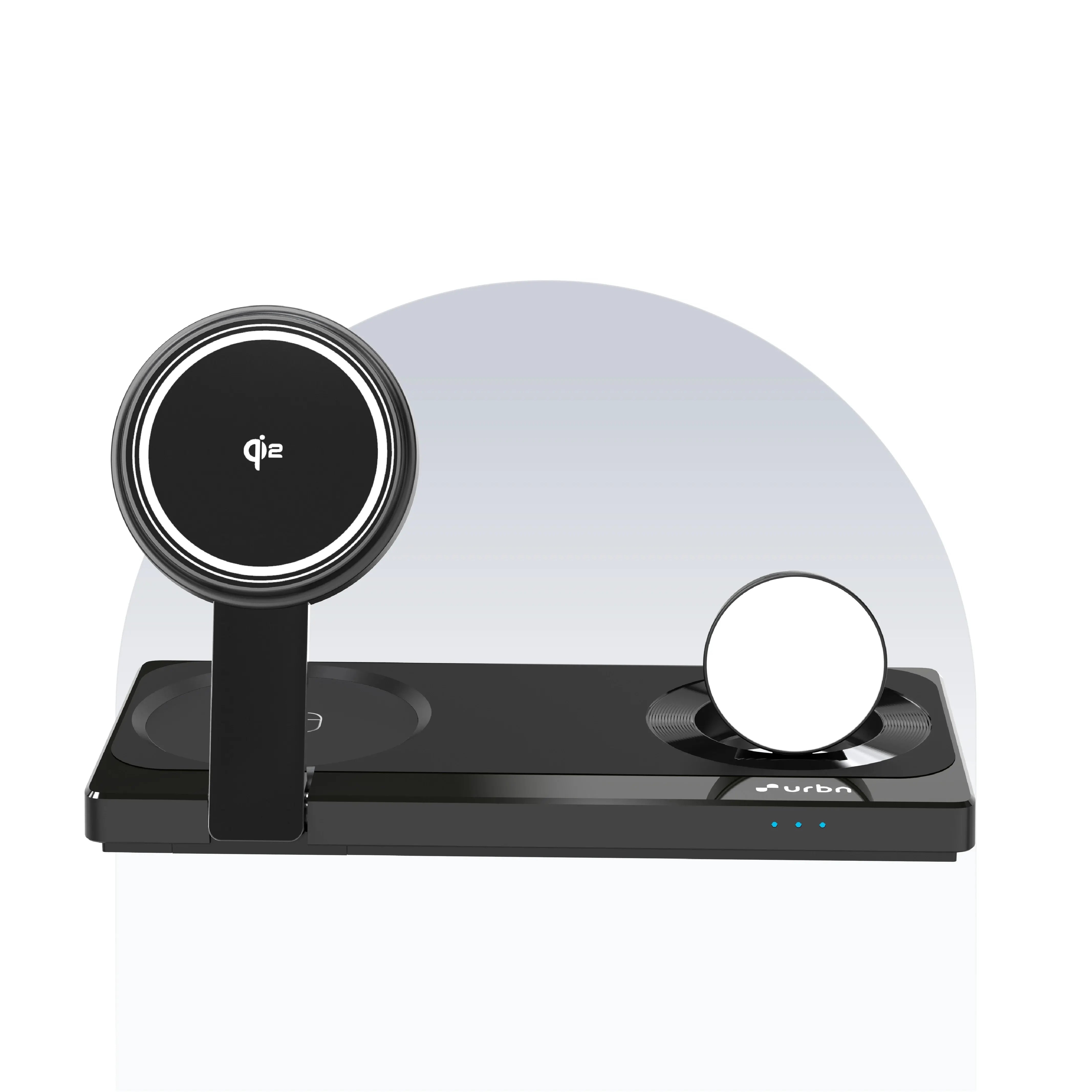 3-IN-1 Qi2 Desktop MagTag Stand Charger