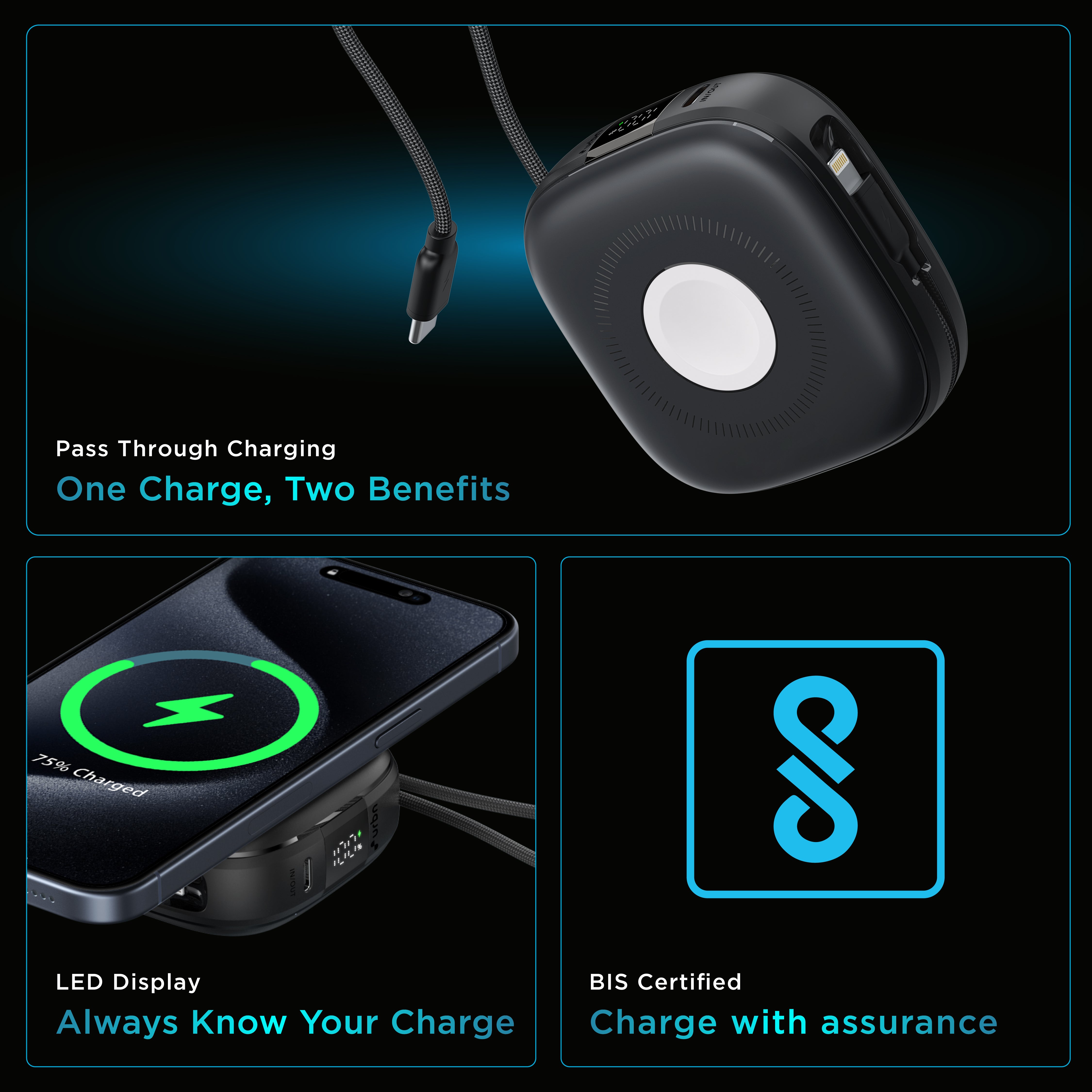 10,000 mAh Atom Link Power Bank