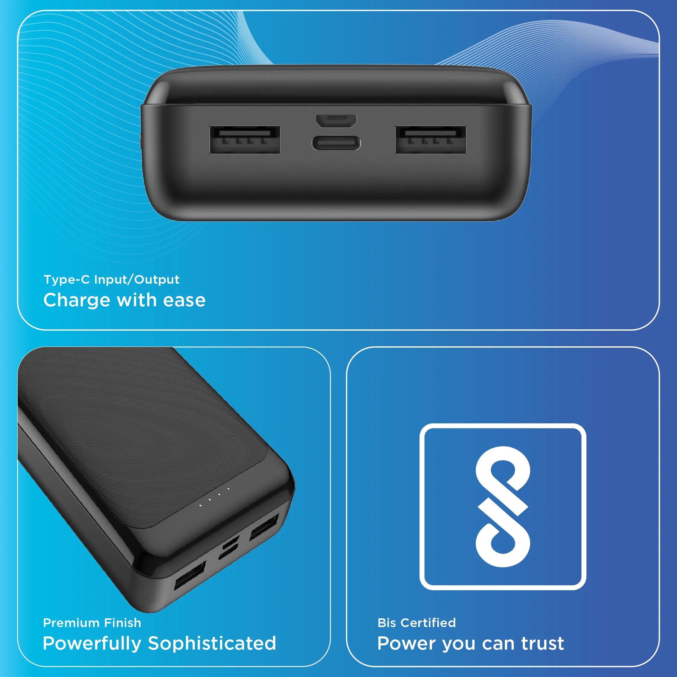 20,000 mAh Core 22.5W Power Bank