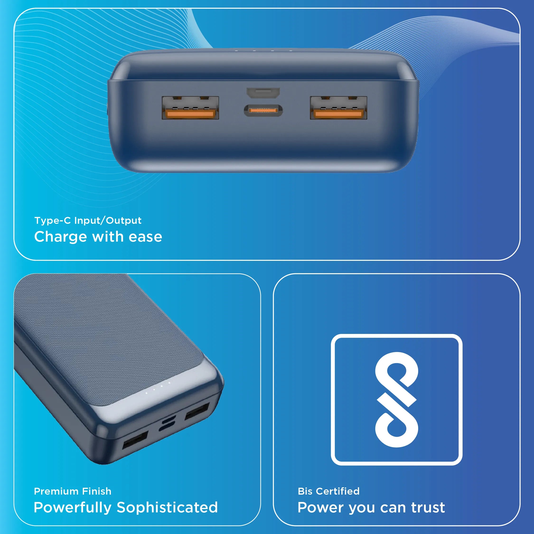 20,000 mAh Core 22.5W Power Bank