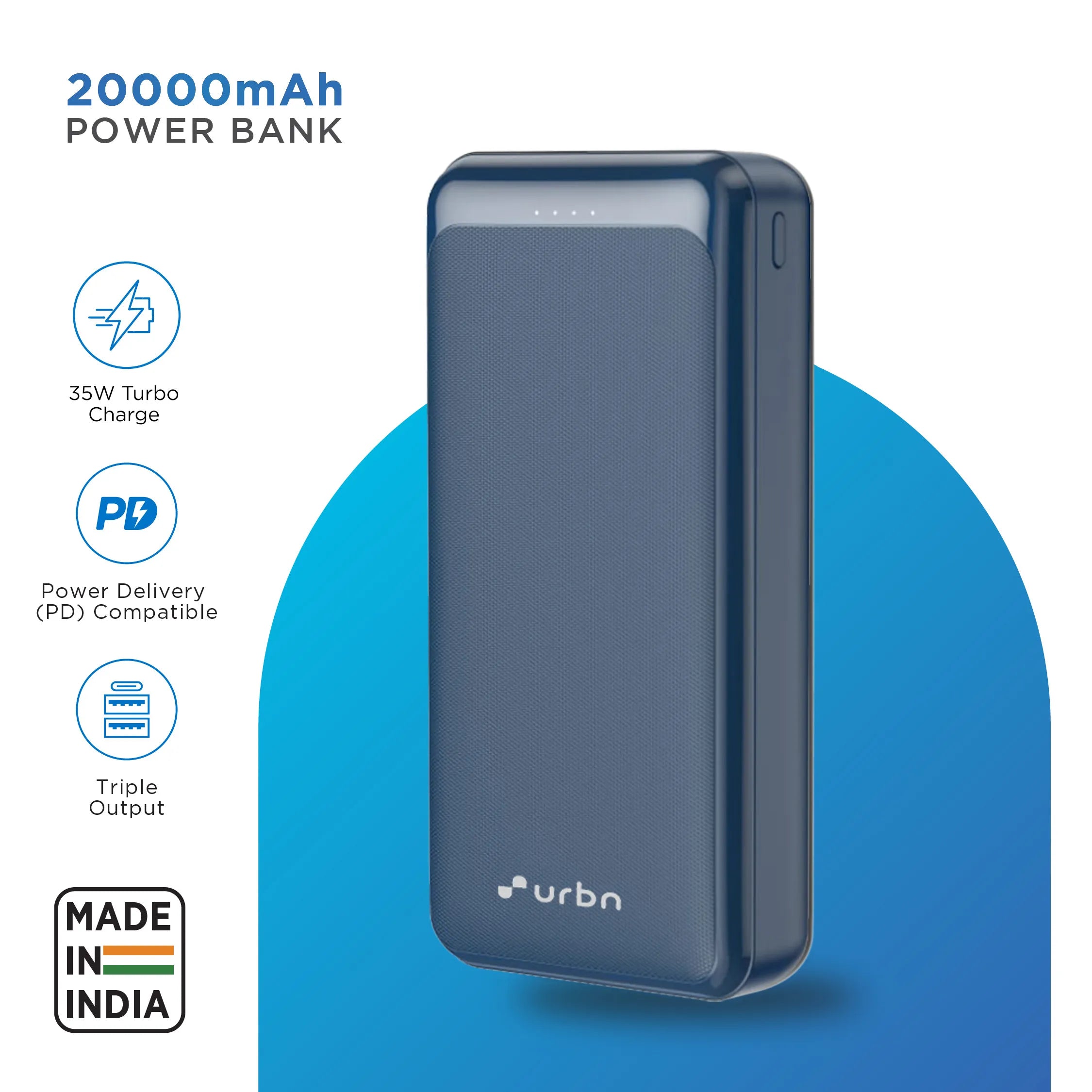 20,000 mAh Core 35W Power Bank