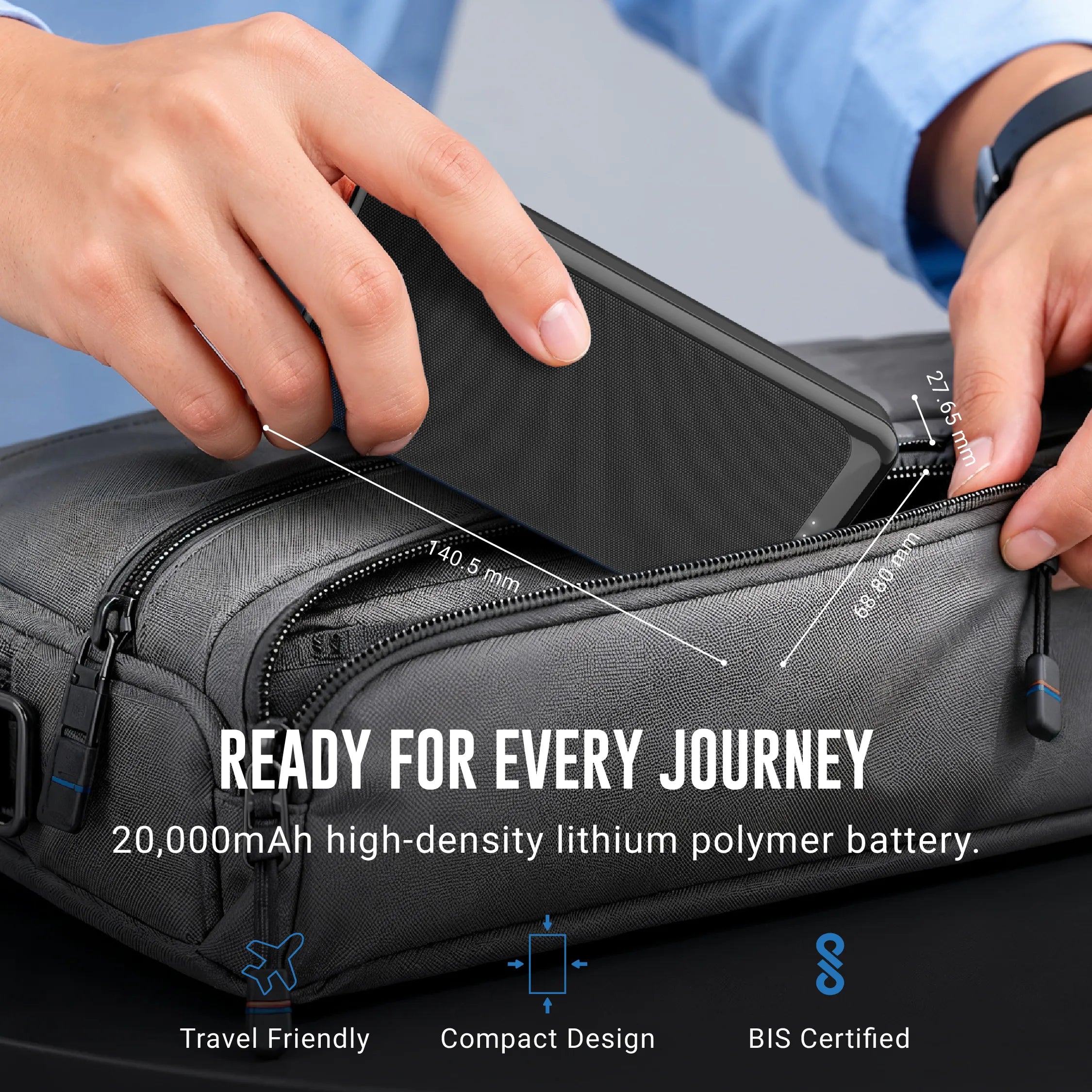 20,000 mAh Core Plus 35W Power Bank