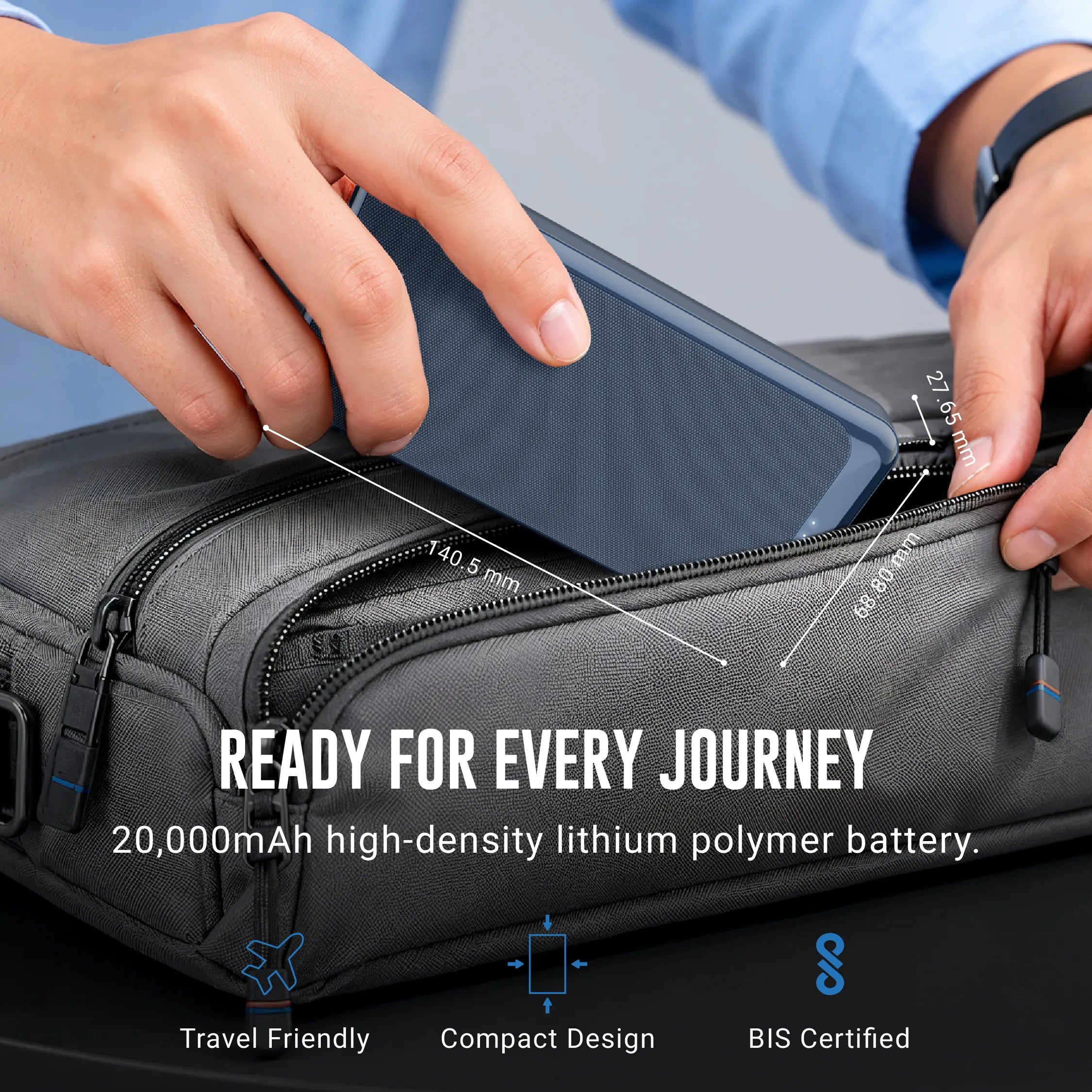 20,000 mAh Core Plus 35W Power Bank