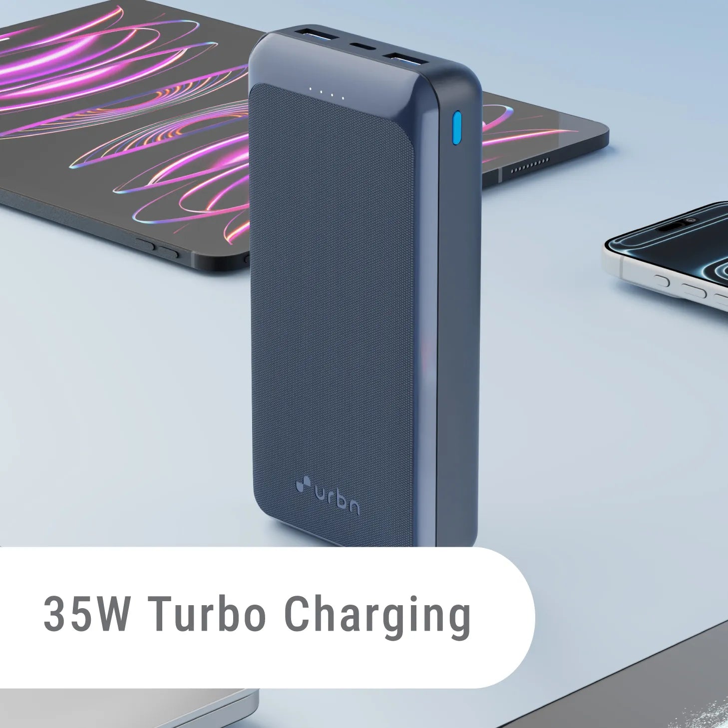 URBN Core Plus 35W Power Bank - 35W Turbo Charging